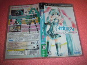 中古 PSP 初音ミク Project DIVA 2nd 動作保証 同梱可