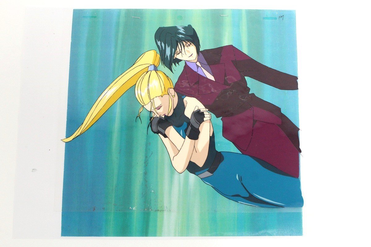 なつかしのアニメ「バーチャファイター サラ」 背景つきセル画