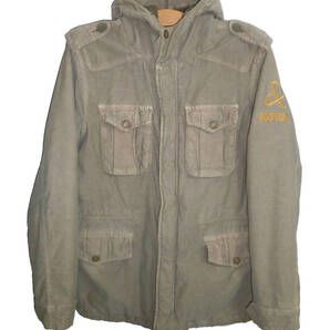SCOTCH&SODA スコッチアンドソーダ 製品染め ガーメントダイ加工 中綿 フードボア フィールドジャケット M