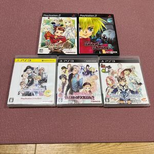 【PS2 3】 テイルズ オブ エクシリア2 ゼスティリア ヴェスペリア シンフォニア デスティニー namco ナムコ 5本セット