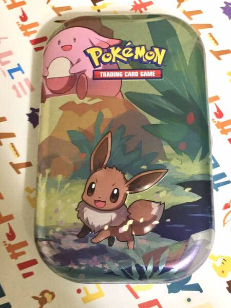 海外限定 ポケモン ミニ 缶 イーブイ