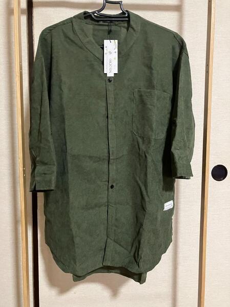 メンズ シャツ 半袖 七分袖 無地 カジュアル 3XL