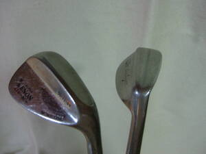 即決 中古 窪み有ソールSW DOUBLE DUTY WEDGE(NC MILLING AXW-56度、ベンセイヤーズ) 2本セット ヤマト120サイズ