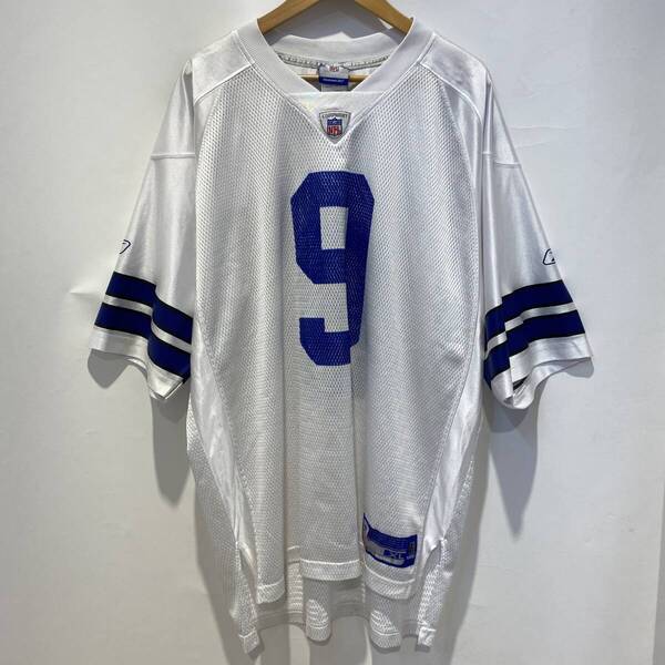 Reebok リーボック NFL Dallas Cowboys ダラス・カウボーイズ トニー・ロモ フットボールシャツ メッシュ ユニフォーム XL 10108368