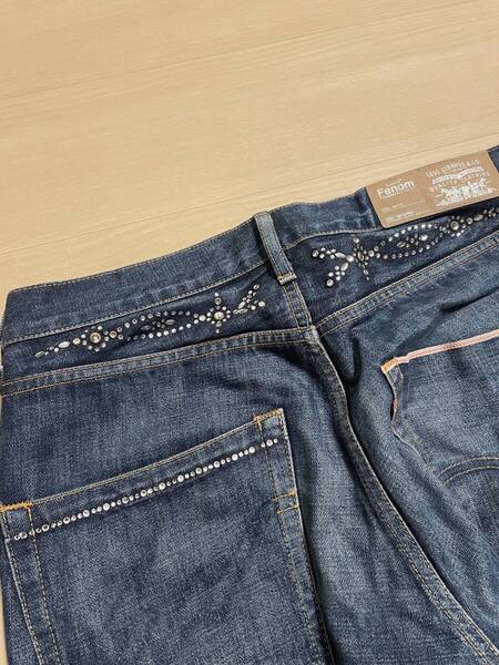 【激レア】 Levi's Fenom リーバイス フェノム disco スワロフスキー クリスタル fragment 藤原ヒロシ 34インチ フラグメント y2k