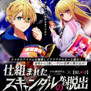 送料無料 5枚 リアル脱出ゲーム × 推しの子 仕組まれたスキャンダルからの脱出 告知チラシ A4版両面印刷