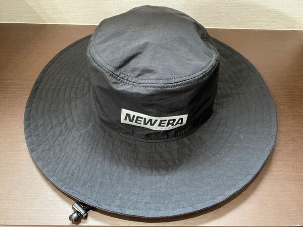 ★ ニューエラ New Era アドベンチャー ワイドブリム Water Repellent ハット ブラック sizeM/L 新品未使用タグ付 帽子 サファリハット ②