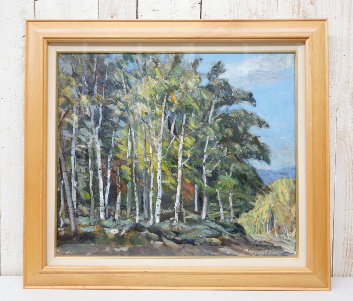 Yahoo!オークション -「油絵 風景画 10号」(自然、風景画) (油彩 Yahoo!オークション -「油絵 風景画 10号」(自然、風景画) (油彩