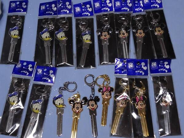 ディズニー ブランクキー ファッションキー ミッキー ミニー ドナルドダック 合鍵 17本