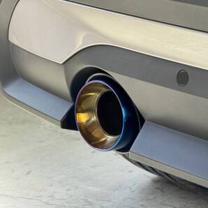 MINI ミニ クーパー用 チタンカラー カーボンマフラーカッター 1個 F54 F55 F56 F57 F60 R55 R56