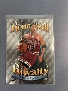 送料無料 NBA card Topps R8 美品 掘り出し物 レア Scottie Pippen スコッティピッペン カード 1998 CHICAGO BULLS ルーキーカード