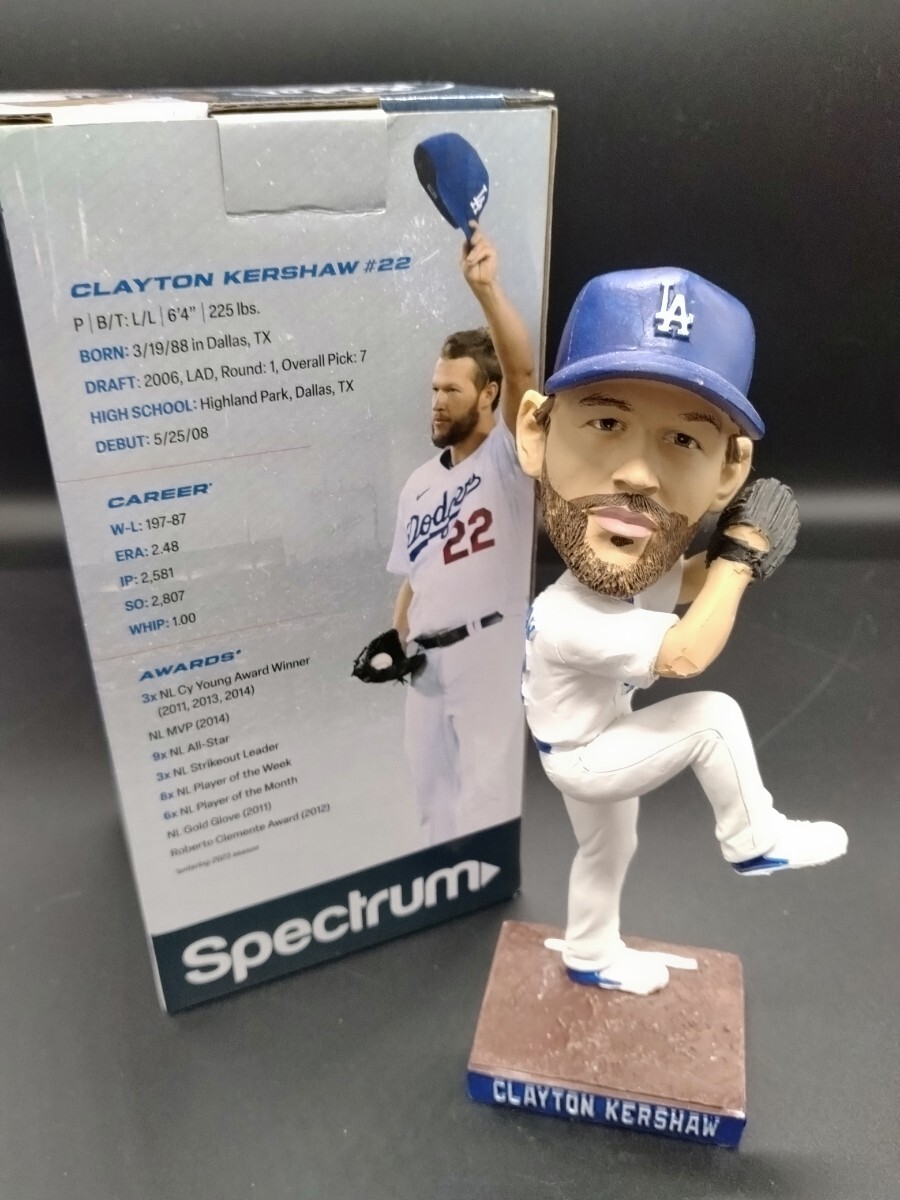 MLB ドジャース カーショー ボブルヘッド 球場配布 限定 非売品 MLB ドジャース カーショー ボブルヘッド 球場配布 限定 非売品