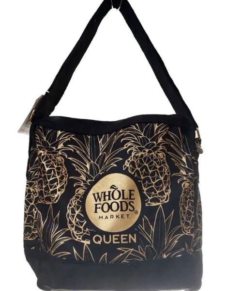 #ホールフーズマーケット ハワイ QUEEN店 ショルダーバッグ ブラック 新品 未使用 タグ付き #Whole Foods Market Hawaii QUEEN shop 肩包