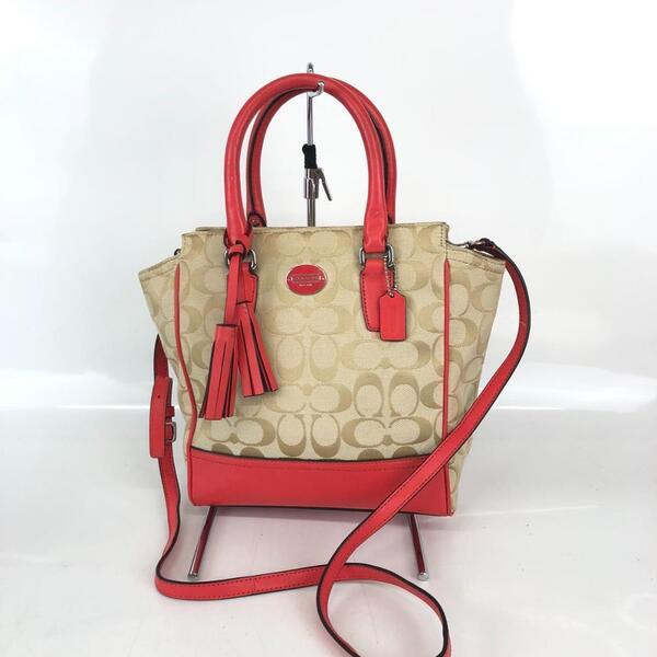 COACH コーチ シグネチャー 2way ハンドバッグ ショルダーバッグ バッグ 鞄 かばん レディース ファッション