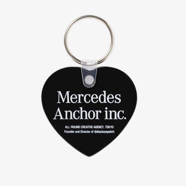 Mercedes Anchor Inc. Key Holder ハート 黒 キーホルダー inc black ブラック