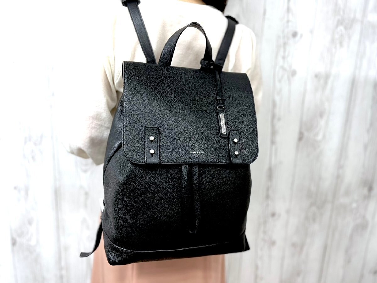Yahoo!オークション -「saint laurent(サンローラン) レザー バックパック」(イヴ・サンローラン) (い)の落札相場・落札価格