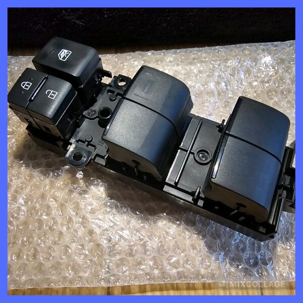 新車外し★カローラクロス(後期) 純正品 パワーウィンドウ スイッチ 運転席 トヨタ/6AA-ZVG11 6AA-ZVG13 TOYOTA ホワイト LED/前期 10系