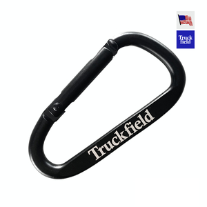 【数量限定】 Trucker Karabiner ブラック 60mm / カラビナ キーホルダー Truckfield