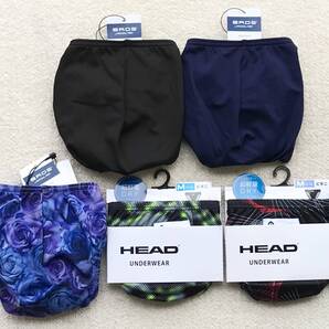 BROS&HEAD ビキニ ブリーフ Mサイズ シンプル&花柄&デザイン 5枚セット ☆送料無料