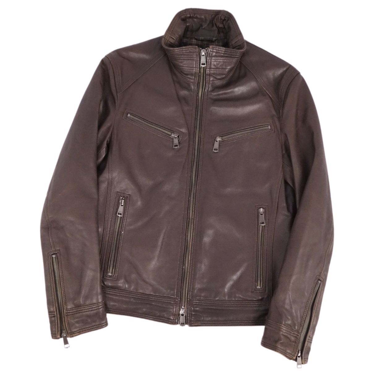 Yahoo!オークション -「burberry black label レザーライダース Yahoo!オークション -「burberry black label レザーライダース