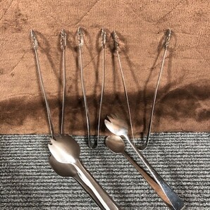 ★サーブトング★サラダトング★3種5本セット★中古品★取り分け★バイキング★ビュフェ★キッチン用品★厨房用品★調理用品★