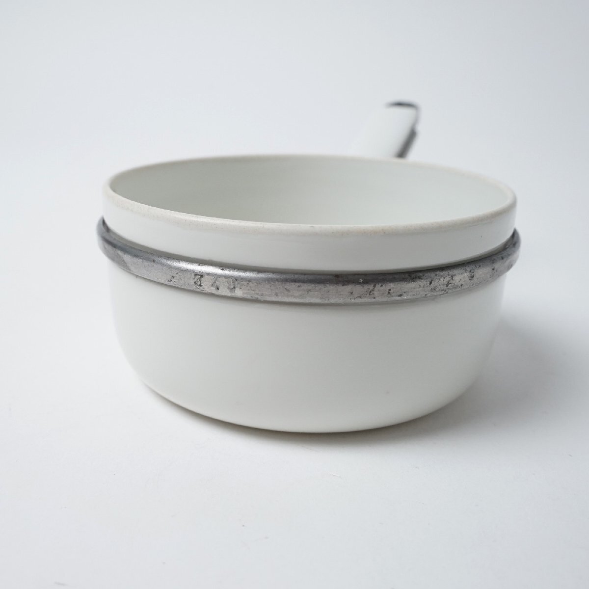 フランス アンティーク LIMOGES ALUMINITE リモージュ アルミナイト 片手鍋 鍋 小鍋 サイズ1 [D722]