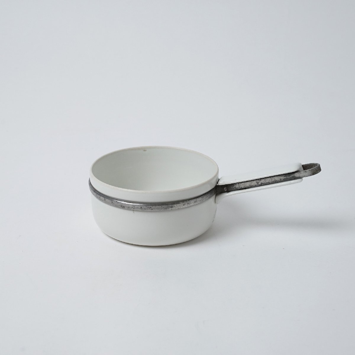 フランス アンティーク LIMOGES ALUMINITE リモージュ アルミナイト 片手鍋 鍋 小鍋 サイズ1 [D722]