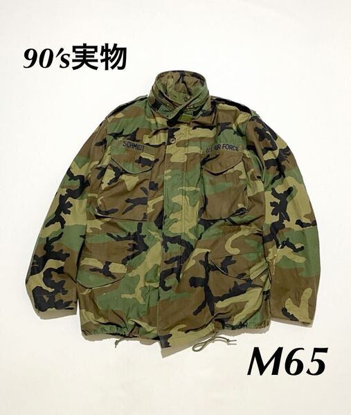 90’sビンテージ 米軍実物 M65 フィールド ジャケット M REG迷彩 ウッドランド カモ ミリタリー ☆Vintage 古着 激安 大量出品中 4