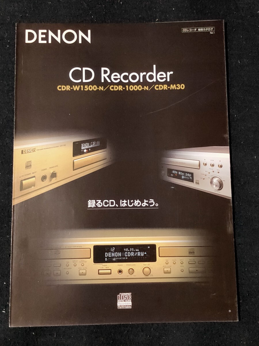2025年最新】Denon CDR-W1500 CDレコーダー オーディオ機器 2025年最新】Denon CDR-W1500 CDレコーダー オーディオ機器