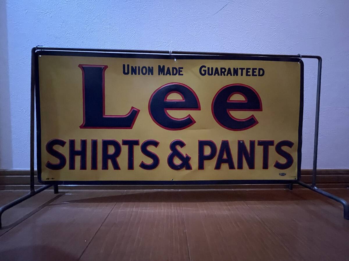 想像を超えての Yahoo!オークション (広告、ノベルティグッズ)の -「lee」(看板) コレクション