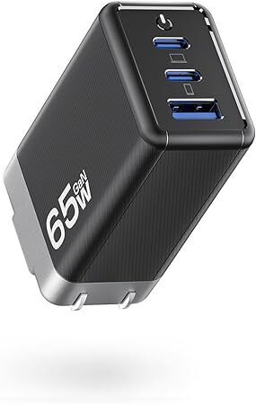 ♪♪【美品◇PSEでマーク取得品】suchidle A65DG3 A65PD3G 充電器 65w type-c usb 三台同時充電 急速充電器 GaNIII技術 タイプ♪♪