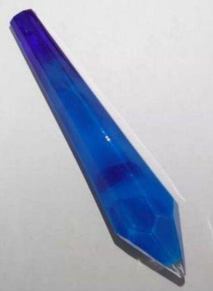 ※ハンドメイド※ レジン ペンデュラム型グラデーションのネックレス 鬼滅の刃 冨岡義勇 イメージ