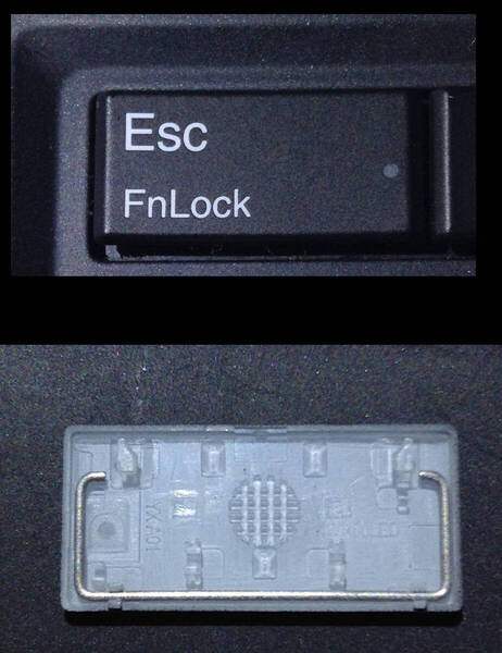 『Esc』キー : Lenovo ThinkPad X1 Carbon 5th Gen5 / 6th Gen6 キートップ+パンタグラフ (FRU: 01ER695 / ばら売り)
