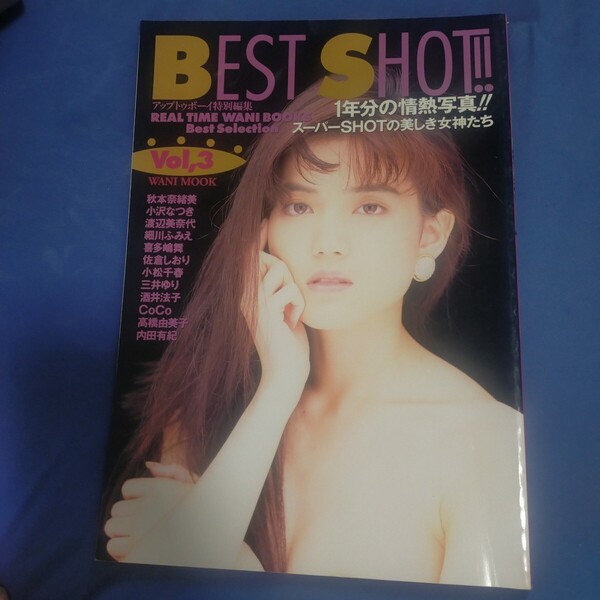送料無料即決!ベストショットBESTSHOT vol.3ワニムック68アップトゥボーイUPtoBOY小沢なつき秋本奈緒美内田有紀細川ふみえ