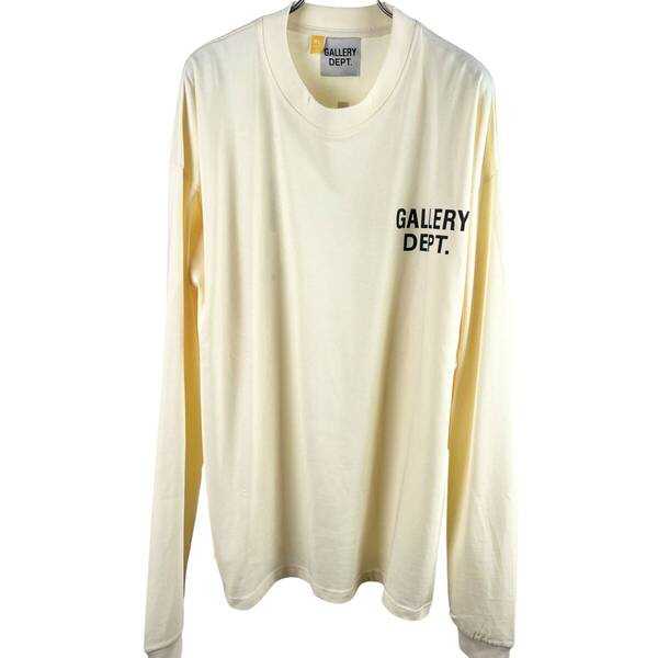 【30%OFF】GALLERY DEPT(ギャラリーデプト) Back Logo Longsleeve T Shirt (yellow)