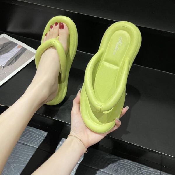 ビーチサンダル シャワーサンダル サンダル Mサイズ 23~23.5 イエロー 男女兼用 新品