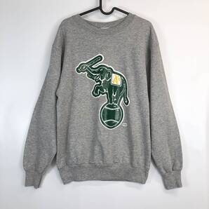 90s anvil アンビル スウェット Lサイズ オークランド・アスレチックス グレー Lサイズ