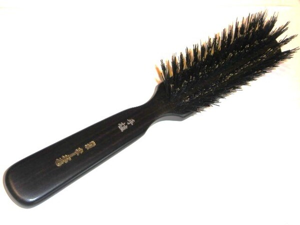 手植 浅草マーブルブラシ 高級 手植え 猪毛ヘアブラシ 東京手植ブラシ 送料無料