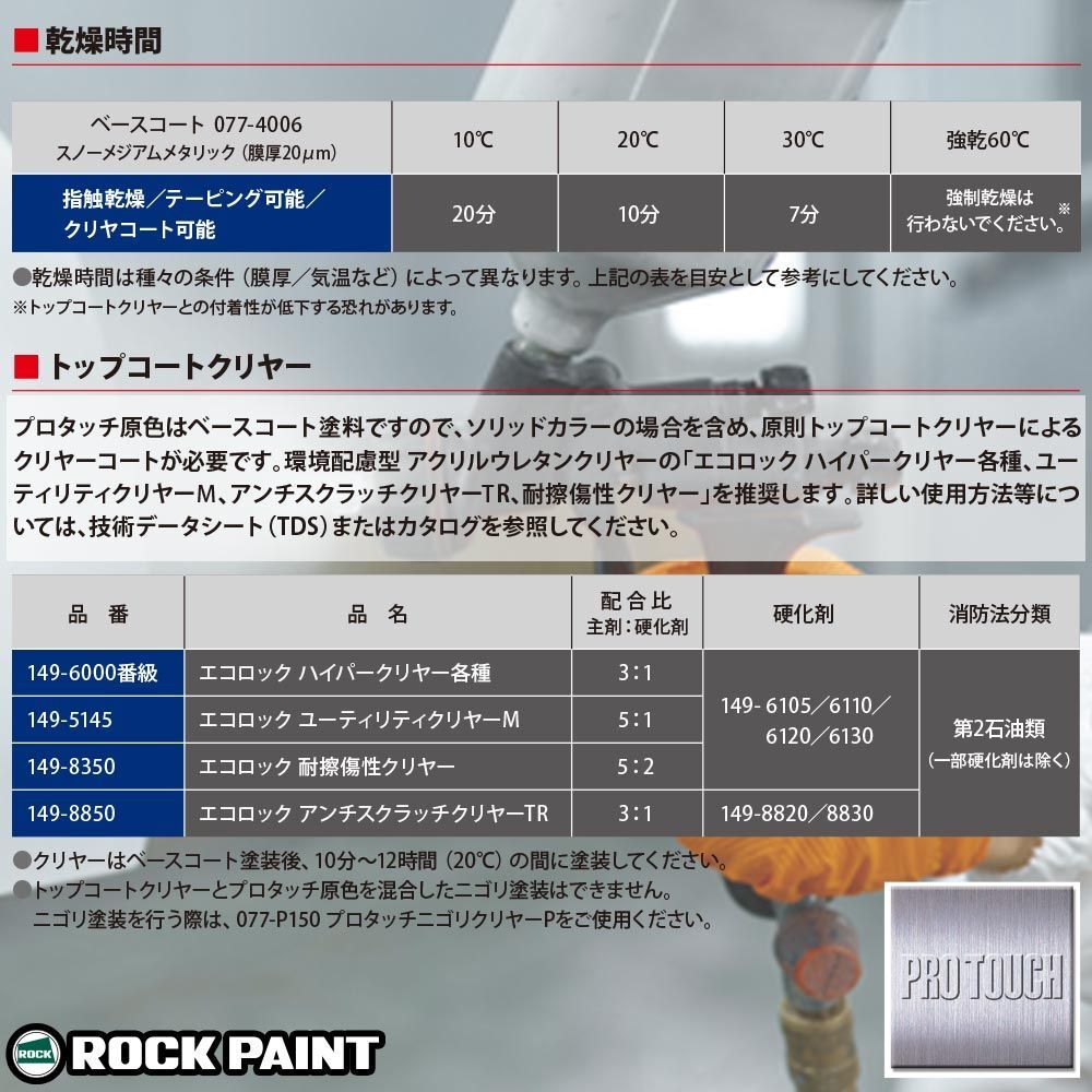 ロックペイント プロタッチ 調色 ボルボ 487 EMBER BLACK PEARL 1kg（希釈済）Z26