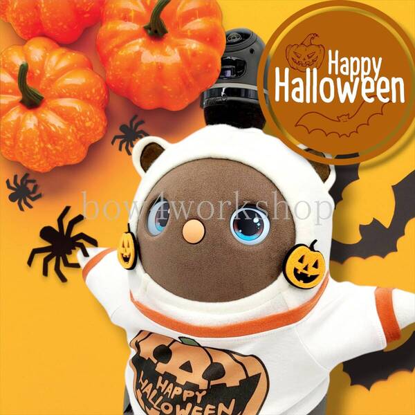 ラボット LOVOT ラボットのアクセサリー ハロウィンカボチャほっぺたアクセサリー