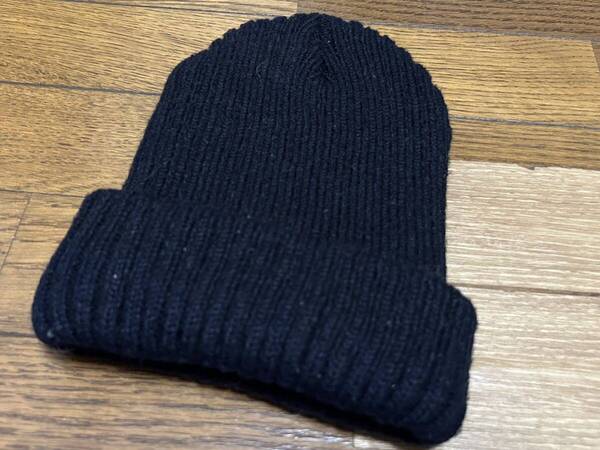 カージュ Khaju シップス SHIPS ニット帽 ビーニー ワッチキャップ 黒 ブラック