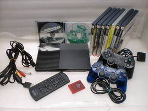 2409251 PS2本体(90000) テニスの王子様 サルゲッチュ ドラゴンクエスト他 現状品