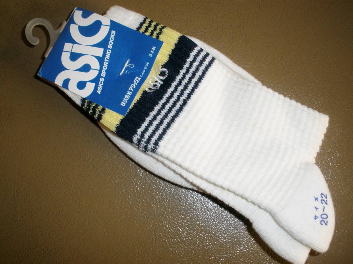 新品未使用タグ付き　アシックスレトロスポーツソックス　レディース　ビンテージ 2025年最新】アシックス ソックス レトロの人気アイテム - メルカリ