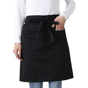 【新着商品】喫茶店 レストラン 台所調理用 店員 シェフ 男女兼用 ホコリが付きにくい シワになりにくい メンズ レディース 腰下