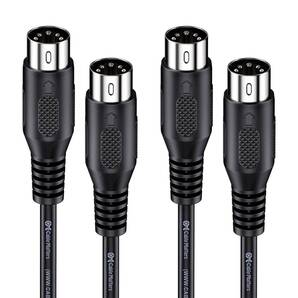 【特価セール】DIN 5ピン MIDIケーブル ケーブル MIDI 2本セット Matters 1.8m Cable