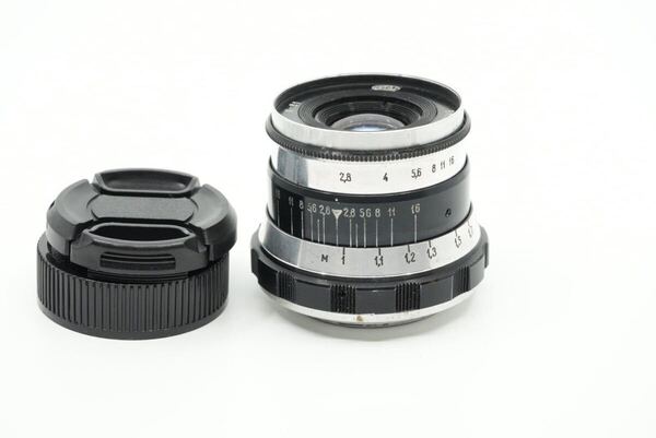 希少 分解清掃済み ゼブラ Industar-61 L/D 52mm f2.8 L39 ライカLマウント オールドレンズ 9