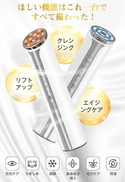 大特価 多機能 美顔器 温冷ケア リフトアップ エイジングケア ems 毛穴