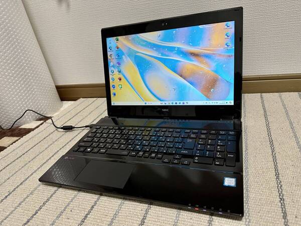Win11 Office2021 i3 7100U 8GB 新品SSD256GB Blu-ray USB3.0 BT テンキー Webカメラ フルHD 年賀状 生成AI 地デジ 初心者歓迎 NEC LAVIE