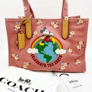 【DISNEY X COACH】トート!フローラル アンド ミッキーマウス!