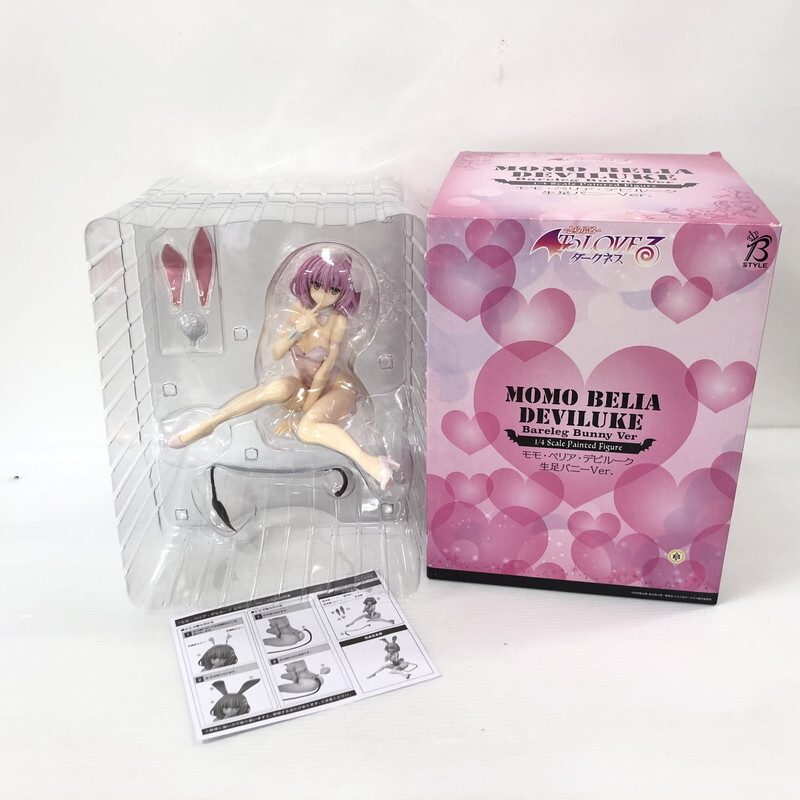 Amazon | モモ・ベリア・デビルーク 生足バニーVer 14スケール フィギュア | フィギュア・ドール 通販